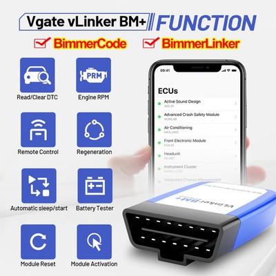 Vgate vLinker BM + ELM327 V 2,2 BT 4,0 wifi Für BMW Scanner OBD 2 OBD2 Auto