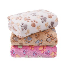LINENLUX 1 Pack 3 Blankets Super Soft Fluffy Premium Fleece Dog Blankets for