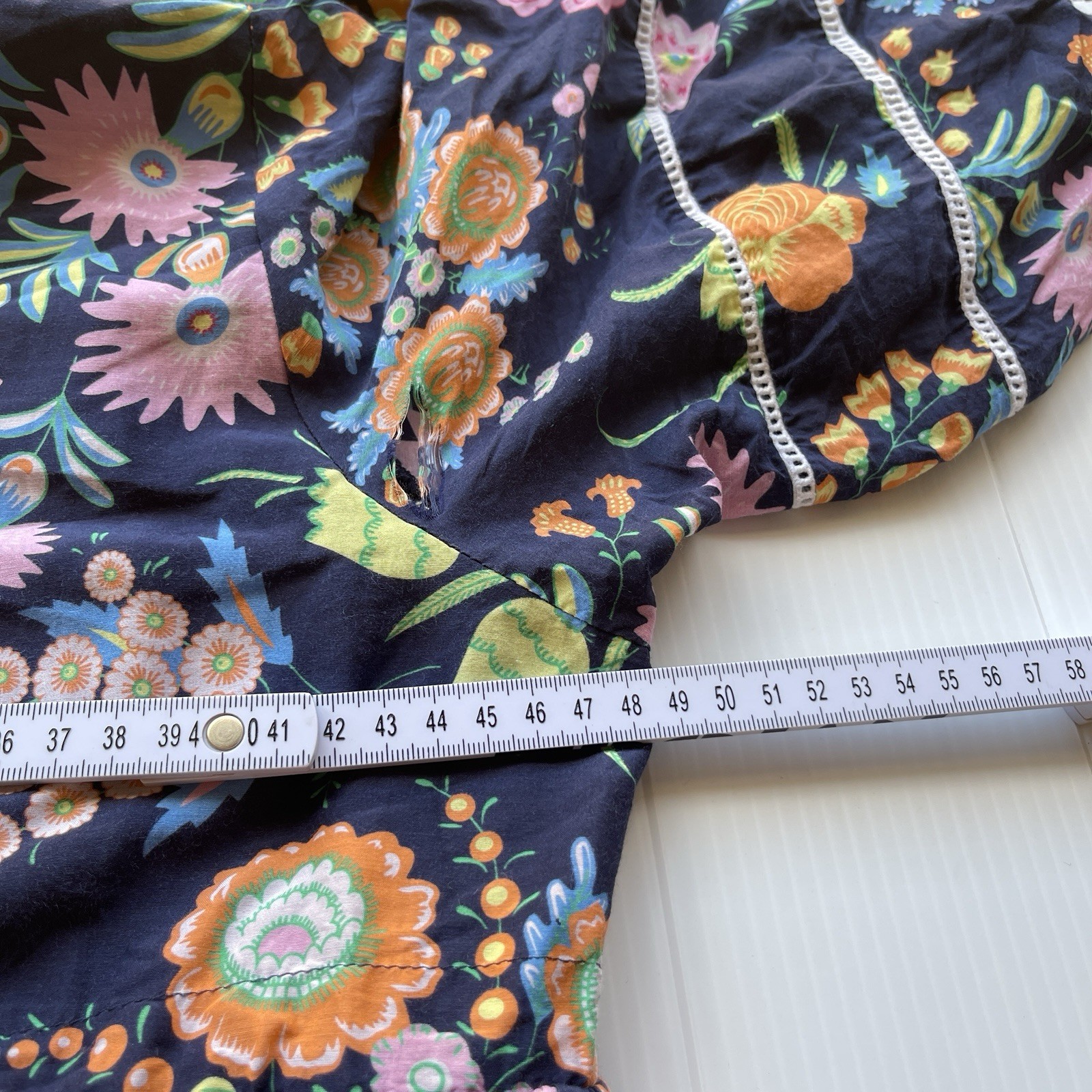 Alessandra Womens Dress Size S Silk Mix Floral Pockets Lined V Neck Summer image 10