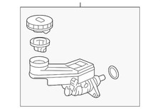 Genuine Honda Master Cylinder Set 46101-tk8-a04