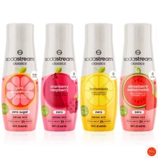 SodaStream Variety Pack Drink Mixes: Diet Syrup, Lemon Flavor, 4pk