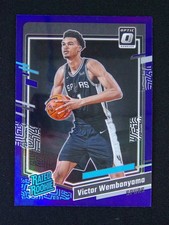 2023-24 Panini Donruss Optic Victor Wembanyama #225 RC Rated Rookie Purple