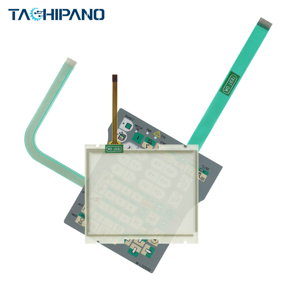 For NACHi W-L02599 CFDTP-10-04M Touch Screen with Keypad + Front
