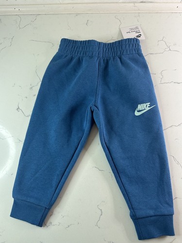 NIKE Maluch Chłopięcy 2T Niebieskie Dri-Fit Spodnie dresowe Nowe