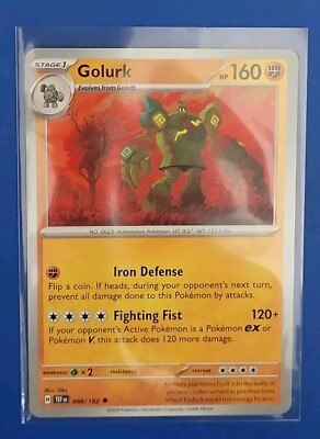 Pokmon TCG Temporal Forces: Golurk (088/162) - Uncommon - Near Mint | eBay