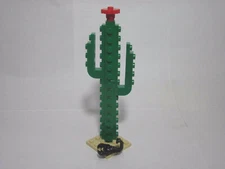 Custom cactus desert tree with red flower, all new parts, FREE US Shipping!