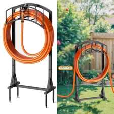 Super Stable Garden Hose Holder, Detachable Water Hose Holders Stand Holds Rack
