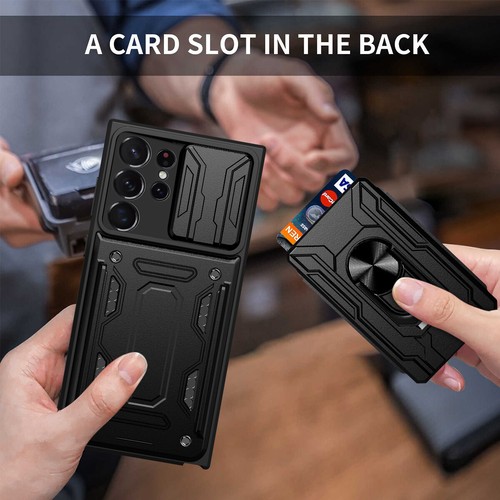 Shockproof Case Wallet Cover For Galaxy Note 20 Ultra S23 Ultra Plus S22 S21FE - Picture 4 of 19