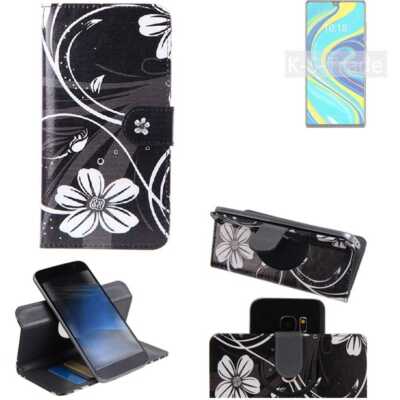 Für Cubot P40 360° Schutz Hülle Wallet Case Design Blumen