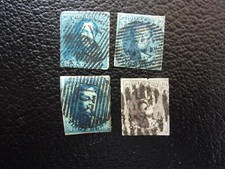 BELGIQUE - 4 timbres obl (A57)(L)