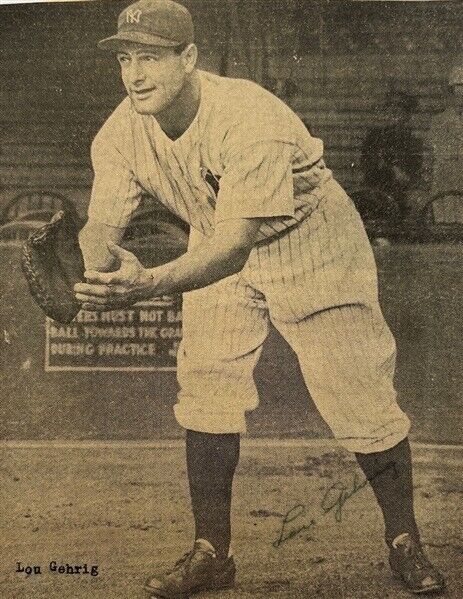 Lou Gehrig Lights Up the Field with Camel Cigarettes, Books & Manuscripts