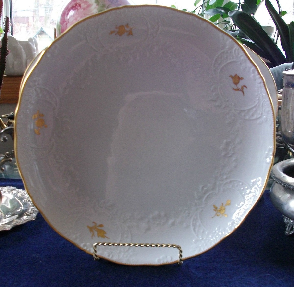 MEISSEN- GOLD FLOWER (c.1898-1924) PLATE 12