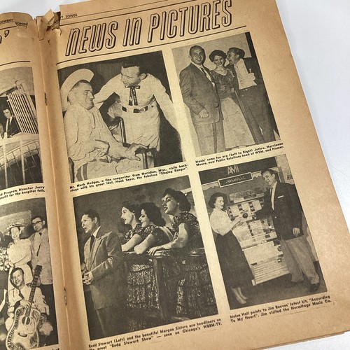 Elvis Cowboy Songs Magazine 1957 Marty Robbins James Dean Cash DJs Reeves Vincen - Picture 16 of 24