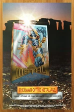 1995 Fleer Marvel Metal X-Men Trading Cards Vintage Print Ad/Poster Cyclops Art