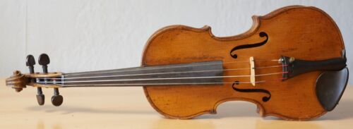 old vintage small violin geige viola cello fiddle label EDUARD SOUKUP Nr. 1574 - Picture 2 of 15