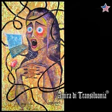 pop art contemporary painting original modern surrealism artist medusa computer