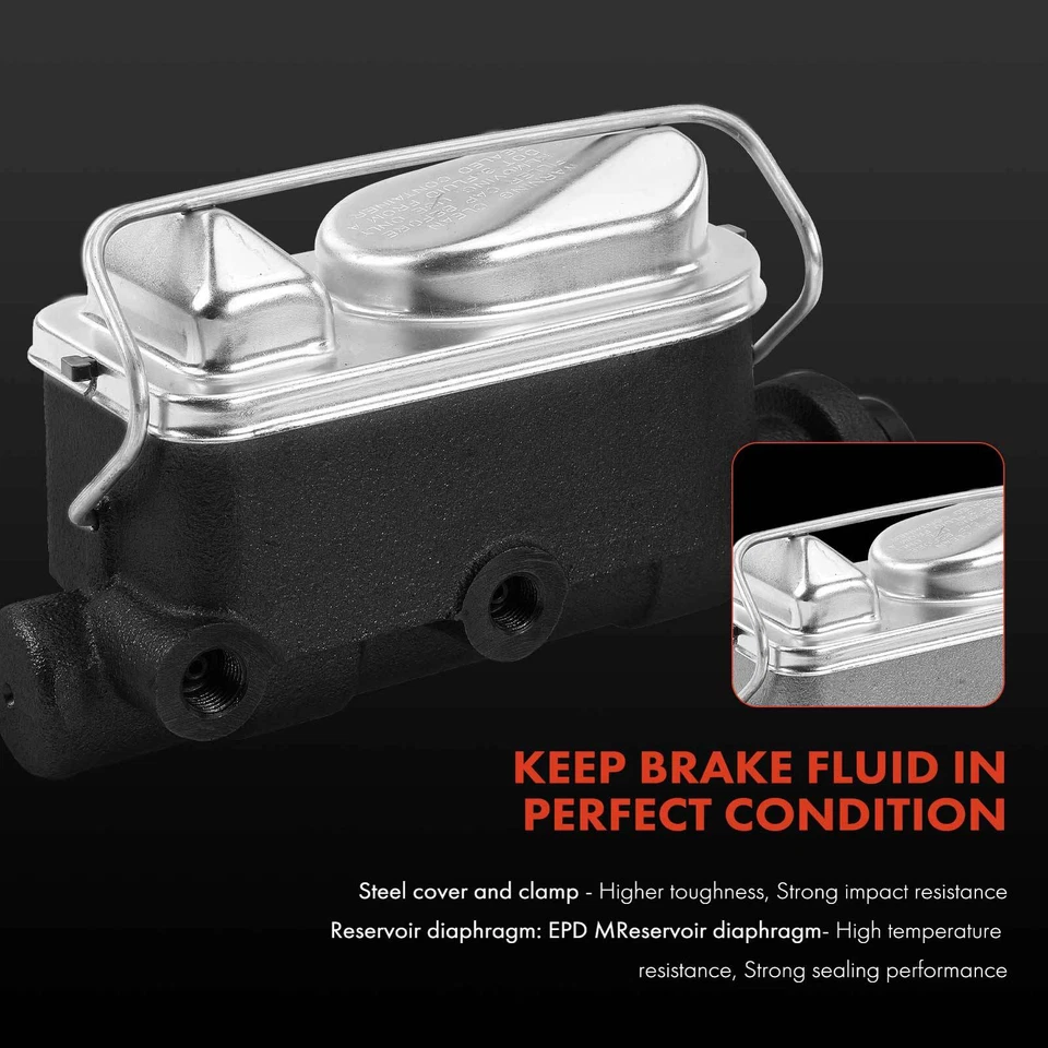 Nuevo cilindro maestro de freno con depósito y sensor para Jeep CJ5 CJ7 1977-1978 Foto 3 de 4