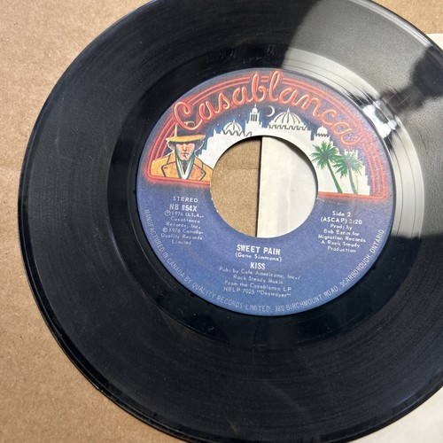 Kiss Shout It Out Loud/Sweet Pain Casablanca Records 45 - Picture 4 of 4