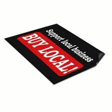 Car Magnet Set of 2 Support Local Business Buy Local Food Market Industrial Sign