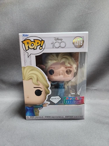 Funko Pop! Disney - Elsa (Diamond Collection) - Party City (Exclusive) #1319