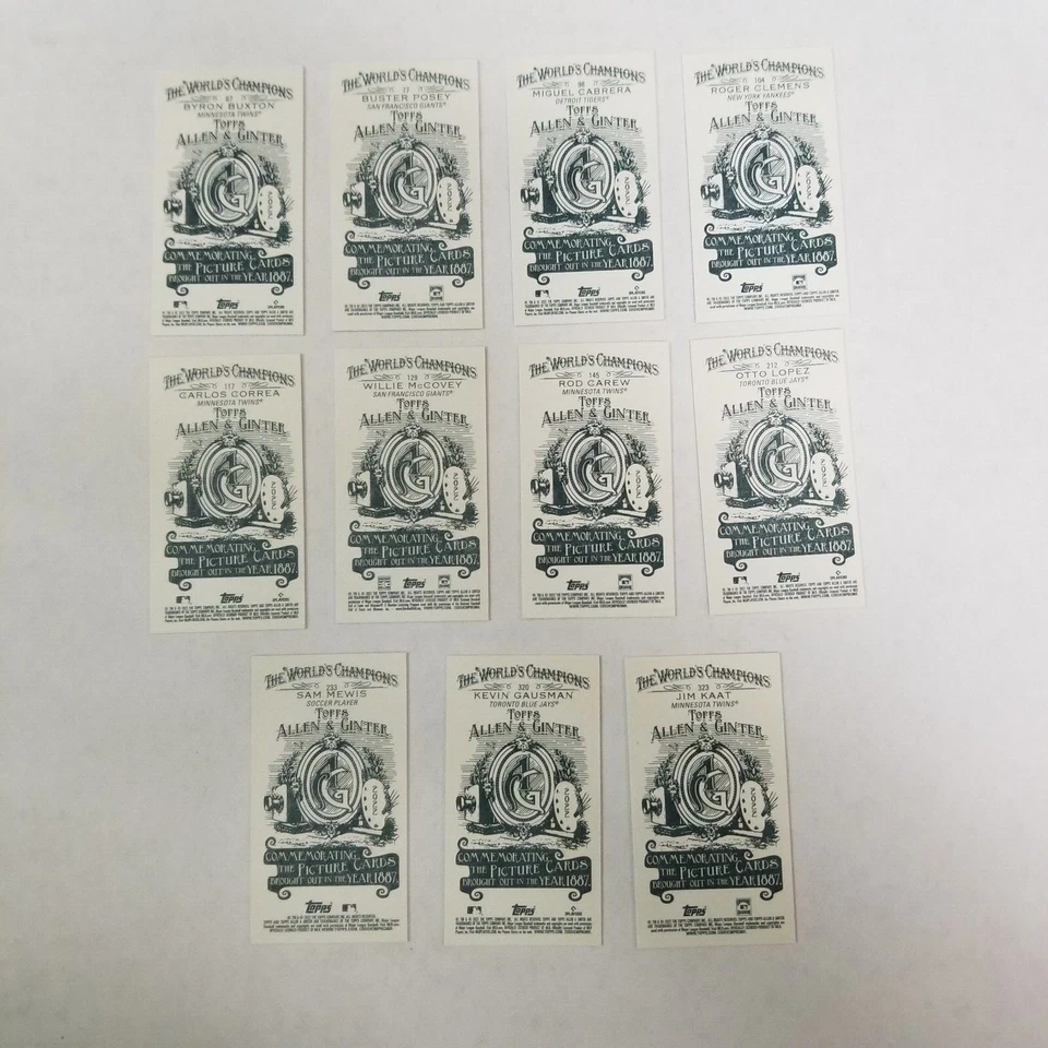 2022 Topps Allen & Ginter Mini A&G Back- Complete Your Set You Pick - Image 2 of 2