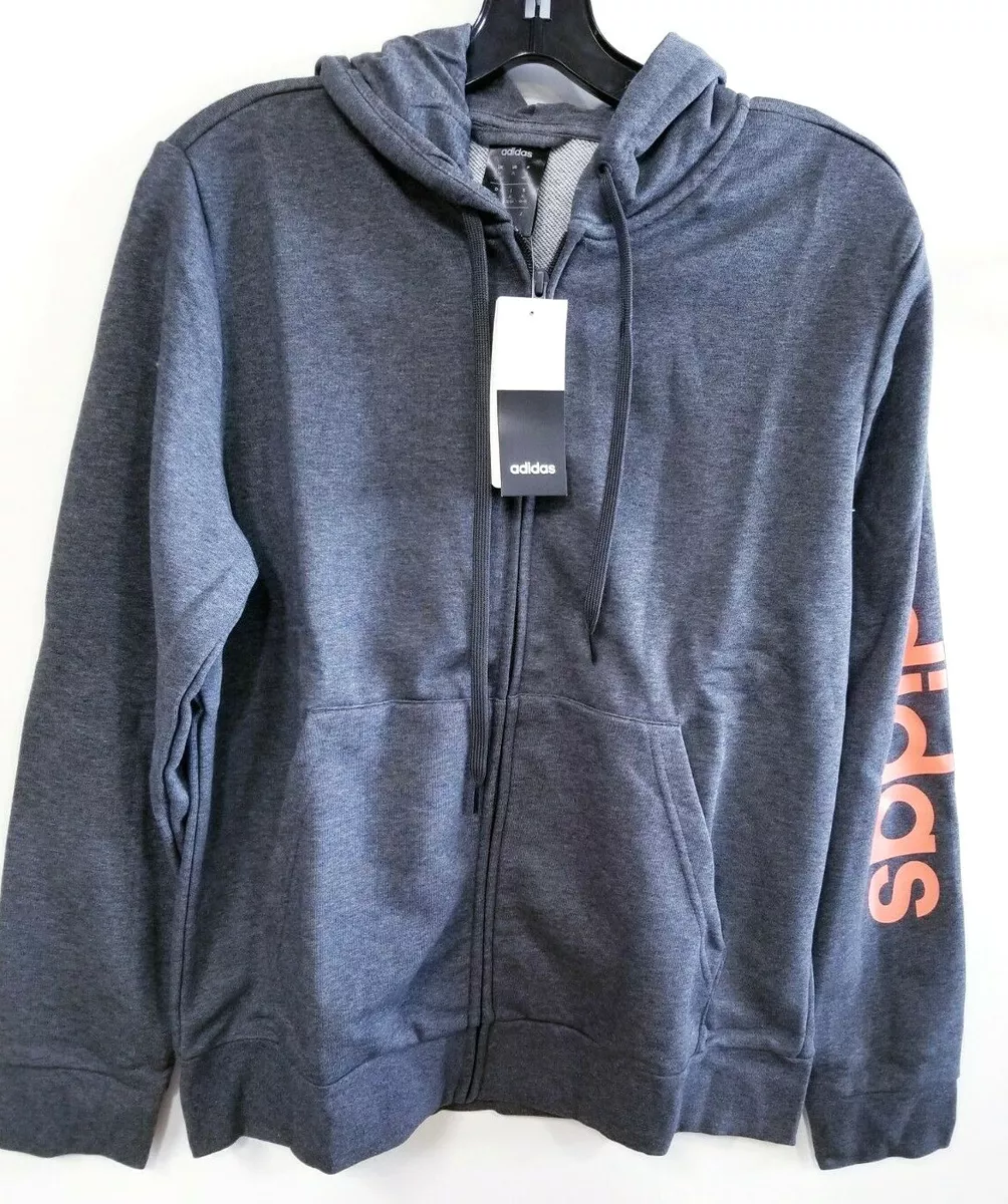 Adidas essentials linear hoodie on sale