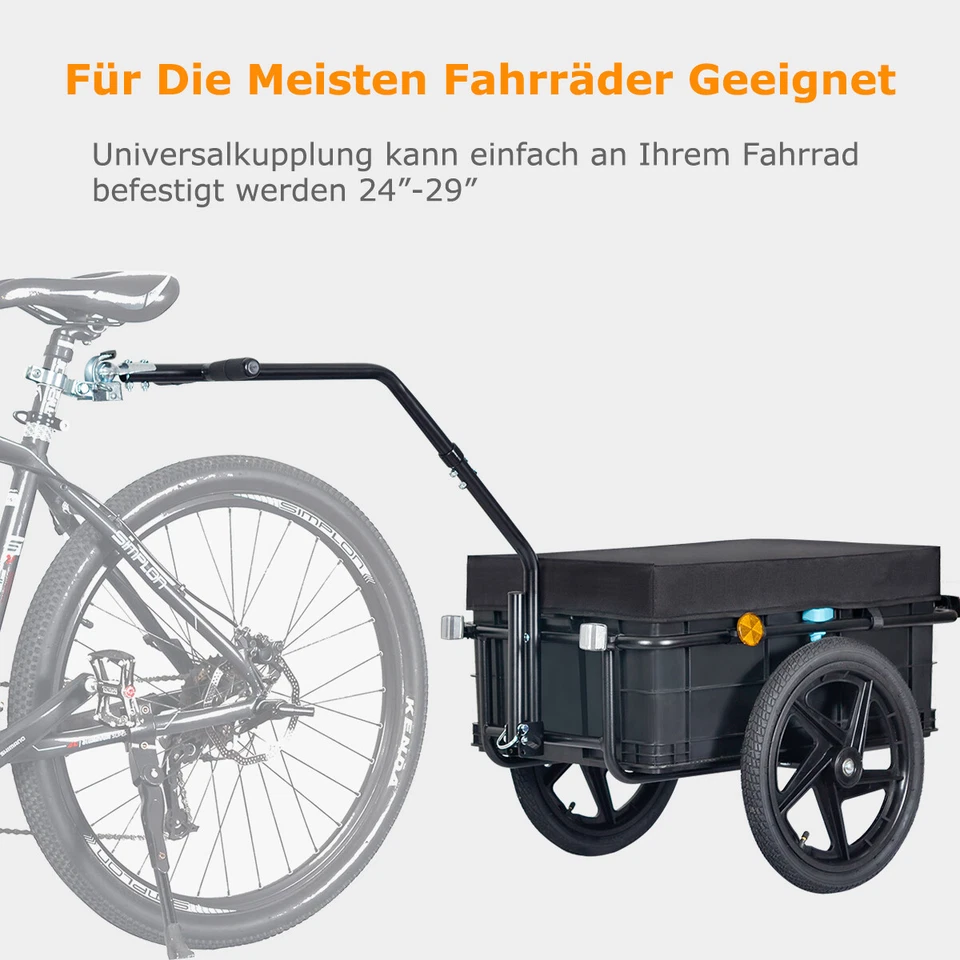 TIGGO® Fahrradanhänger Lastenanhänger Transportanhänger Anhänger Handwagen - Bild 4 von 4