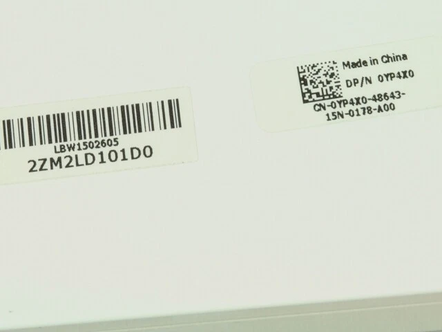 Dell 2110 2120 1012 LCD Panel WHK4F YP4X0 10.1" HD M1100201662 LP101WH1 (TL)(P1) - Image 4 of 4