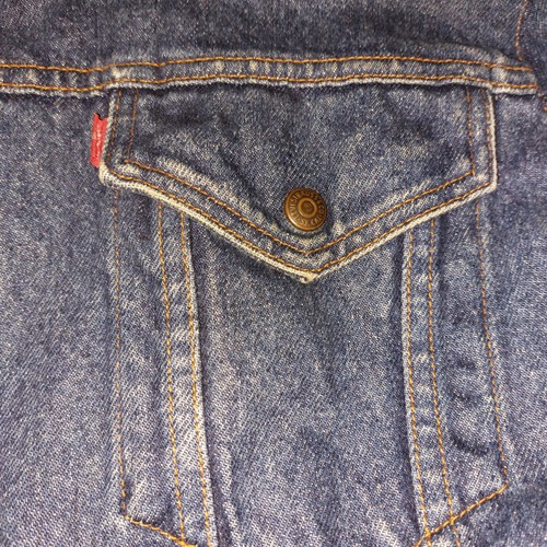 Sherpa Trucker LEVI'S Levi's VINTAGE GIUBBOTTO BLUE JEANS tg.L 501 - Foto 14 di 17