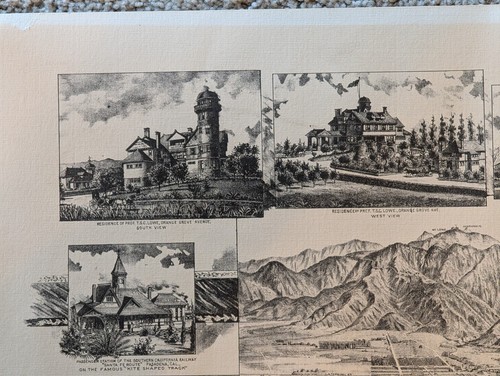 Karte von Pasadena, Kalifornien 1893 - 1972 nach historischen Stadtplänen reproduziert - Bild 6 von 15