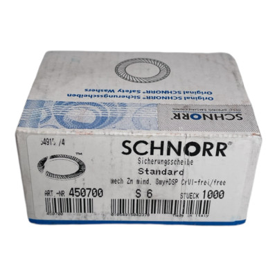Schnorr Sicherungsscheiben Verzinkt Schnorrscheiben Form S6 Standard