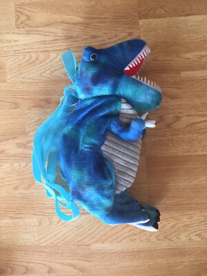 blue dinosaur backpack