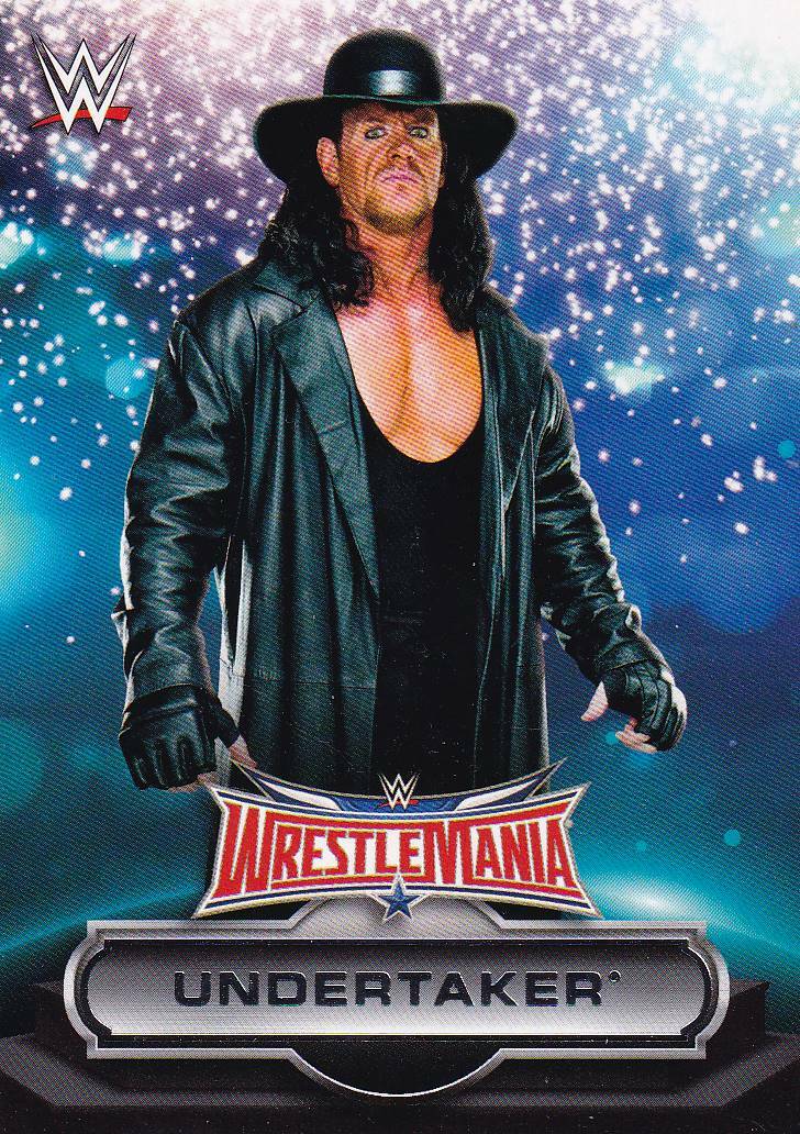 The Undertaker 2016 Topps WWE Road to Wrestlemania 32 Roster Card