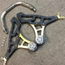 Universal Racing Motorcycle Sport Rear Combo Wheel Lift Stands Paddock Stands