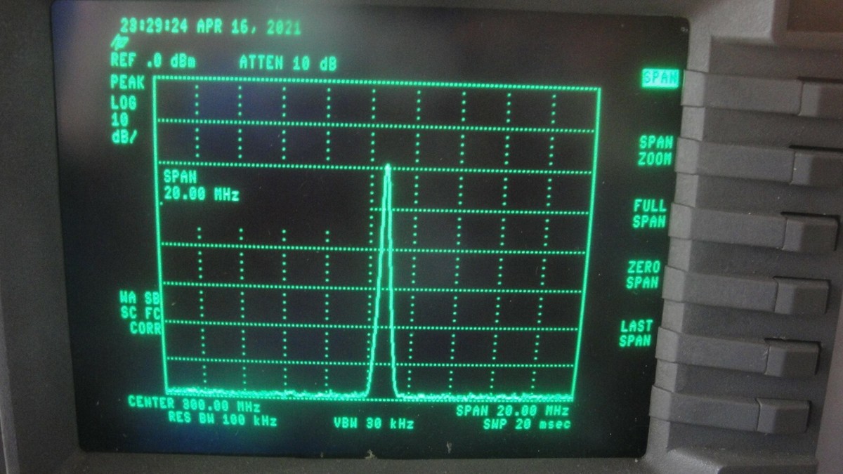 hp スペクトラムアナライザー 8590B Hewlett Packard 8590B Spectrum