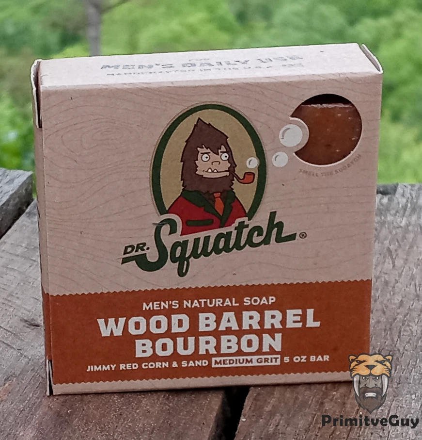 Dr. Squatch's Wood Barrel Bourbon Soap Review