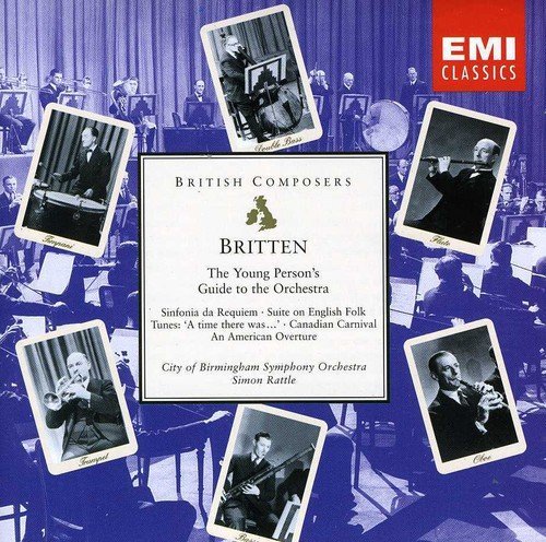 Britten: Guida Del Giovane All'Orchestra / Simon Rattle, Birmingham S.O.- CD Emi