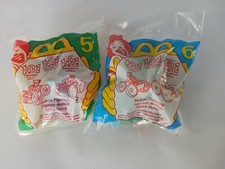 2, 1998 McDonald's Happy Meal Toy 101 Dalmatians Flip Car set of 2, 5 6