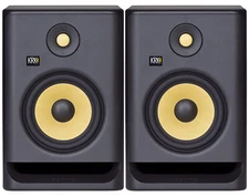 KRK RP7G4 Rokit 7 Generation 4th Studio Monitor Speaker Bundle - Pair