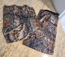 VTG?? Cabelas Seclusion 3D Thermal Camo Long Johns Pants Mens L Scenskinz E47
