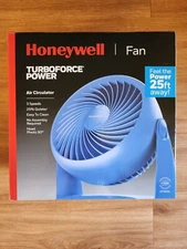 Honeywell TURBOFORCE POWER Air Circulator Table Fan Energetic Blue HT-900L