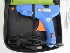 ANBES Hot glue gun with 10 glue sticks and carrying case