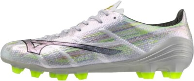 MIZUNO Soccer Cleats Mizuno Alpha 2 ELITE P1GA2562 09 White/Black Iridescent NEW