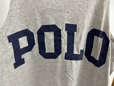 VTG 90s Polo Sport Ralph Lauren Stadium 92 Big Spellout Tank Top
