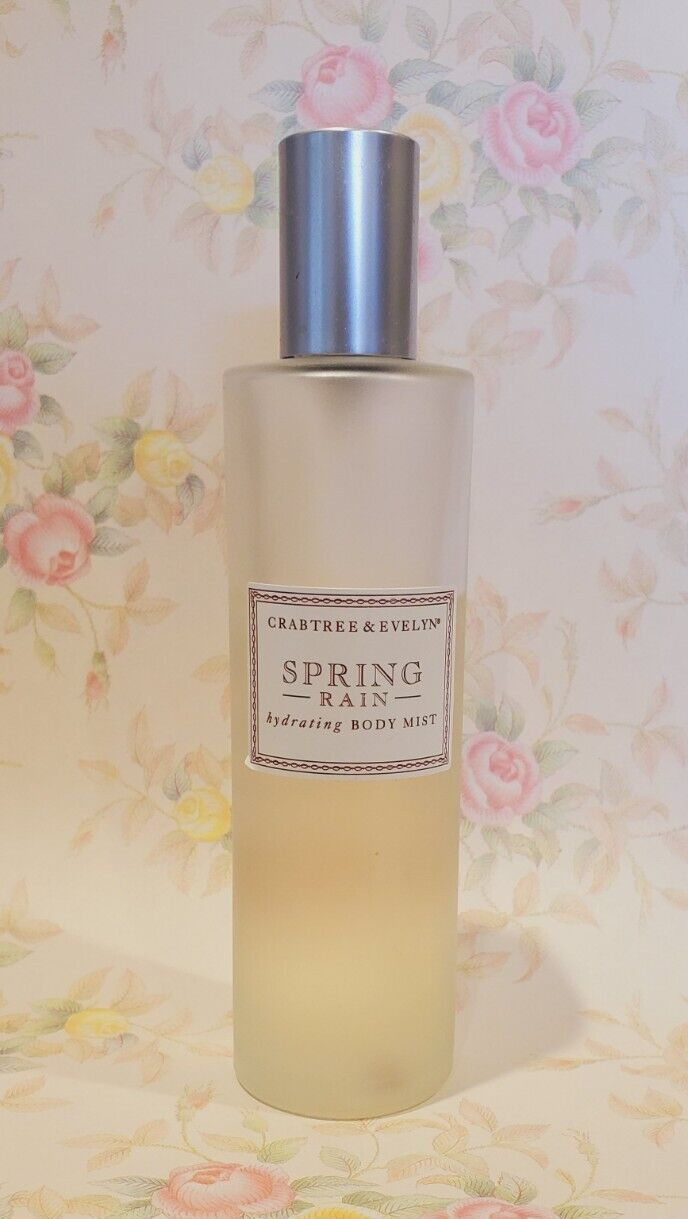 Crabtree & Evelyn SPRING RAIN Hydrating BODY MIST 3.4 oz Spray 70