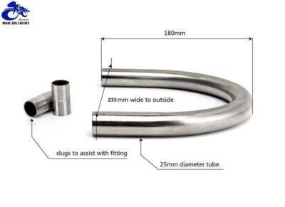 235mm Cafe Racer Rear Frame Hoop Flat Brat Style Seat Loop for Honda CB 650 750
