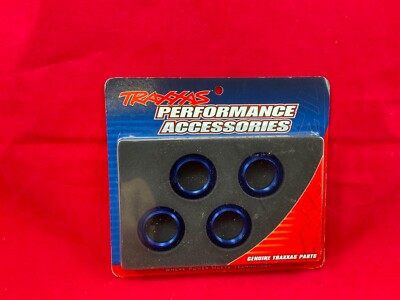 Traxxas 7767 Spring retainer for GTX Shocks Blue-anodized aluminum 4 X-Maxx 8s