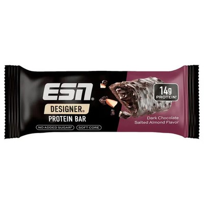 ESN Designer BAR OHNE BOX- Dark Chocolate Salted Almond - 12 x 45g- MHD 01.11.26