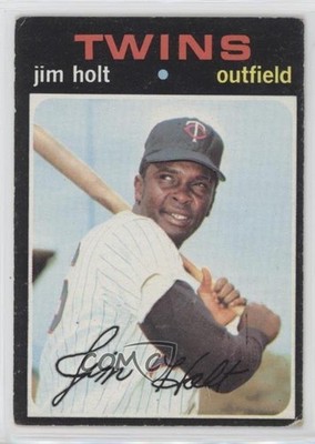 1971 Topps Jim Holt #7 Rookie RC 0qr0