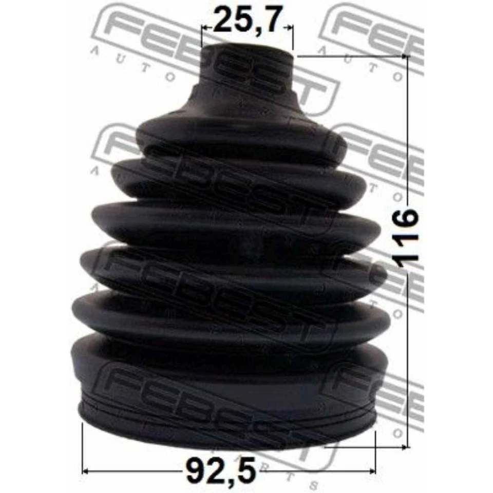 FEBEST Juego De Faldones Para VW Passat Variant 3G5 365 Golf VI 5K1 AW1 BZ1 - Imagen 2 de 2